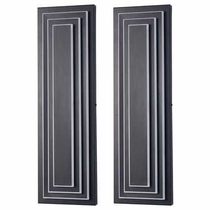 Modern Long Outdoor Wall Light 23.6in - Exterior LED House Fixture