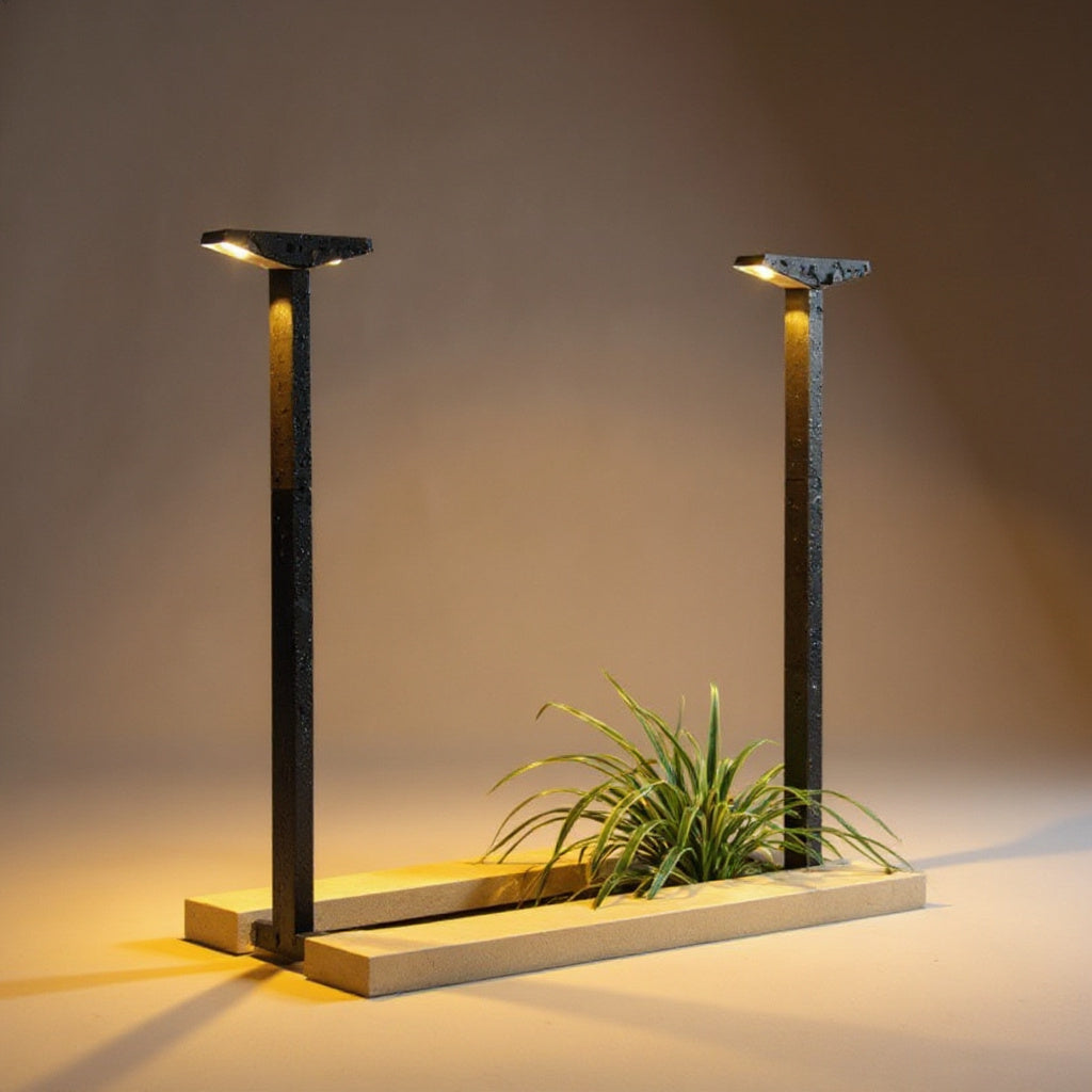 Solar Ground Lamp - Auto Dusk-to-Dawn Driveway Decor Light
