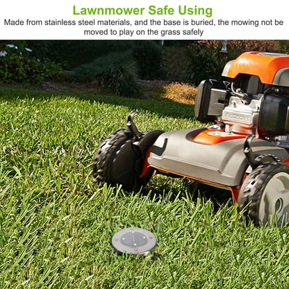 Solar In-Ground Deck Light - Waterproof Buried Path & Patio Lamp