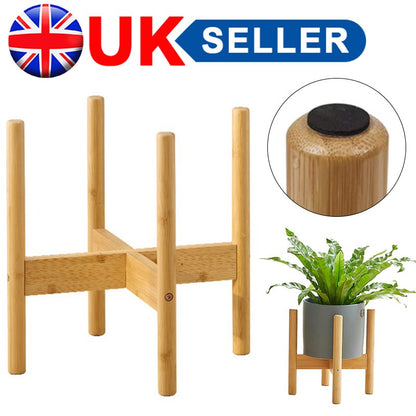 Cement Planter Stand 14in - Tribal Brown Indoor Pot Holder