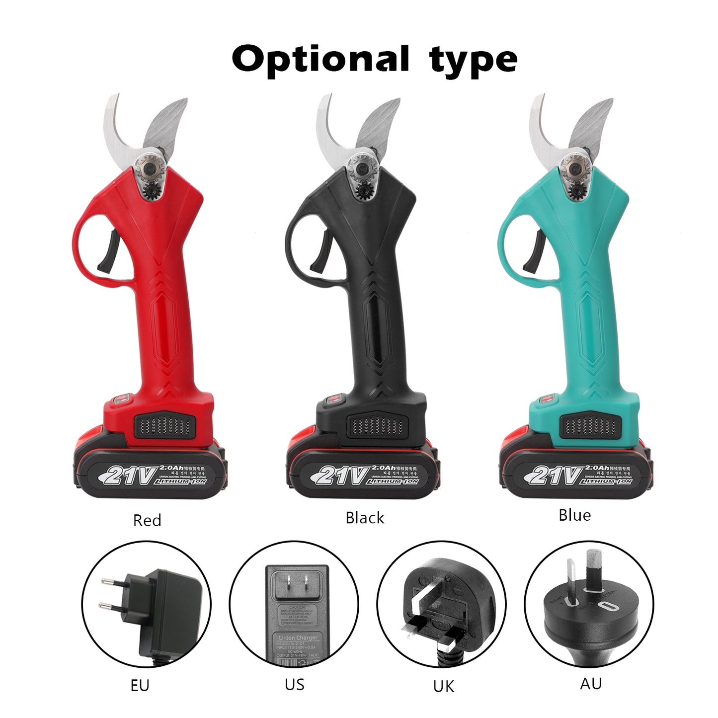 Lithium Electric Pruning Shears - Horticultural Fruit Tree Tool