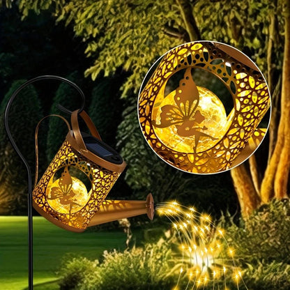 Solar Watering Can Lights - Metal Decorative Outdoor Garden Decor