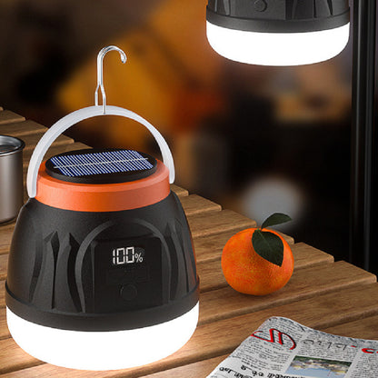 Solar Camping Lantern - Portable Outdoor LED Tent Light