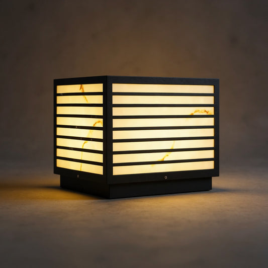 Solar Pillar Lamp - Waterproof Outdoor Courtyard Post Light