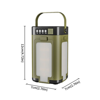 Four-Leaf Folding Solar Camping Light - Multifunctional LED
