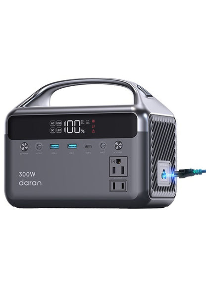 Portable Solar Power Station - 192Wh, 300W Output