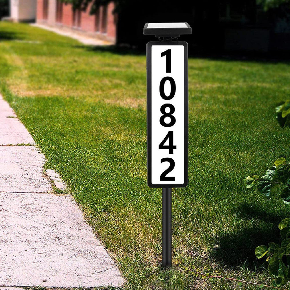 Solar Ground Doorplate Lamp - Outdoor Path Marker Light