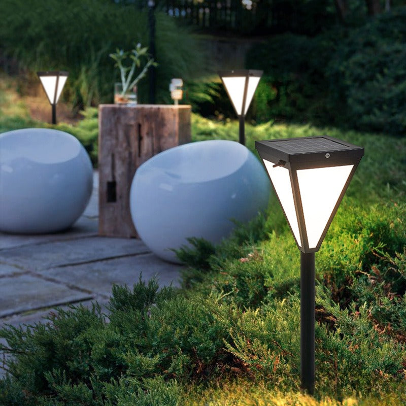 Solar Ground Lights - Outdoor Courtyard & Garden In-Ground Lamps